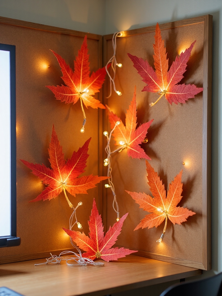 autumn birthday crown display