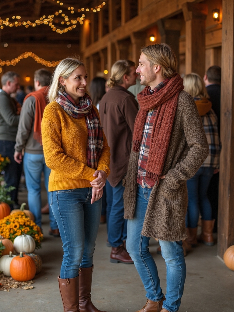 autumn colors and costumes
