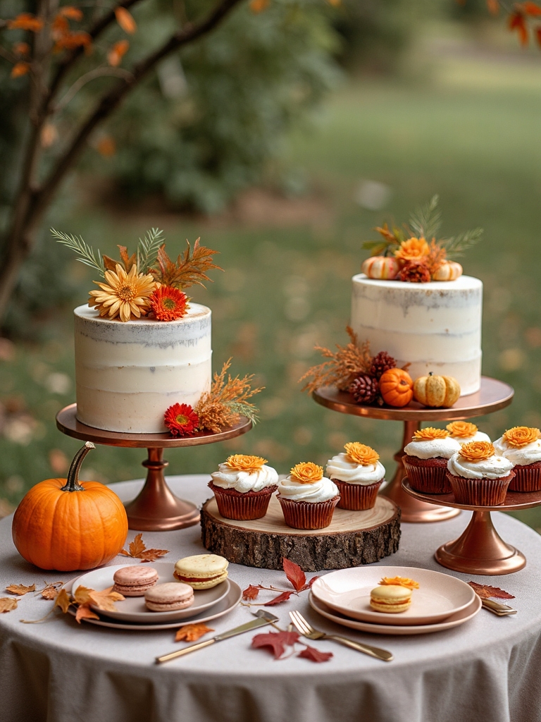 autumn dessert display ideas
