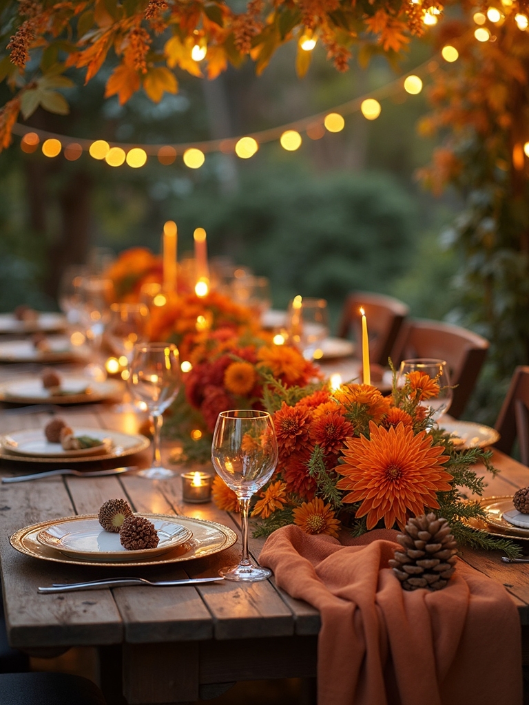 autumn foliage garland displays