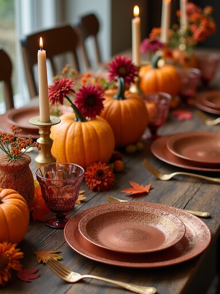 autumn harvest table decor