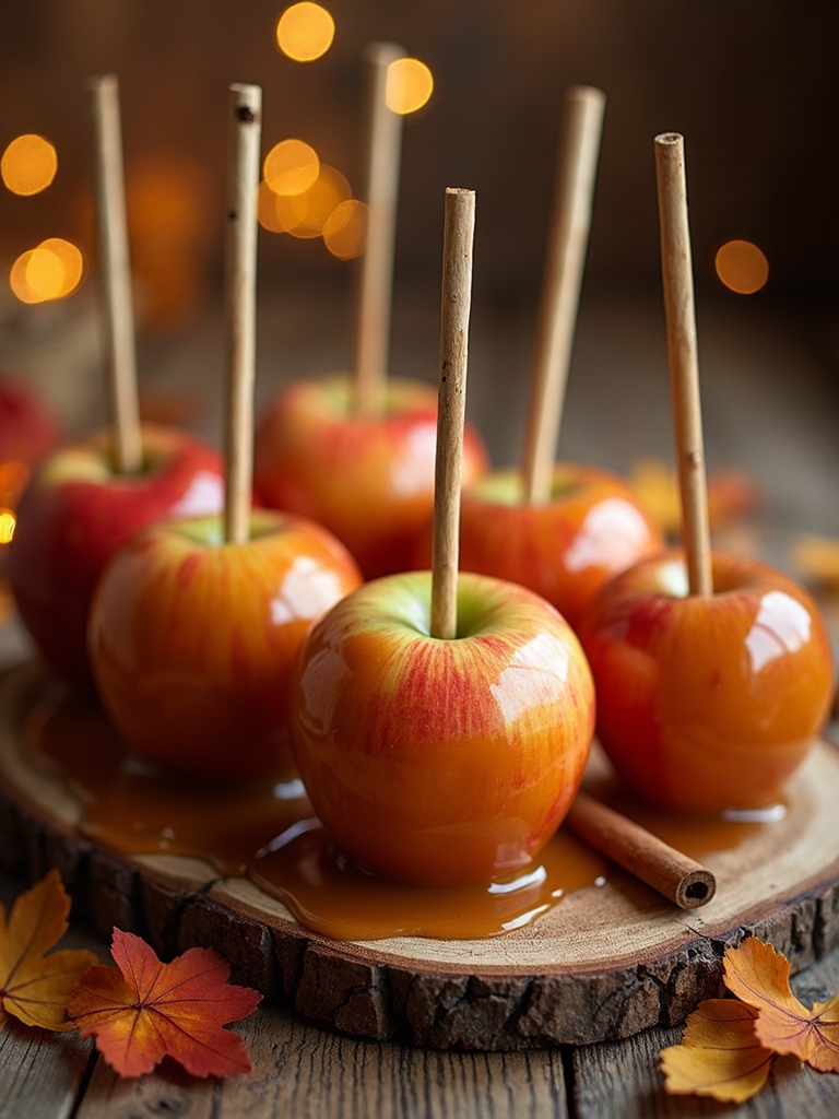 caramel apple party favors
