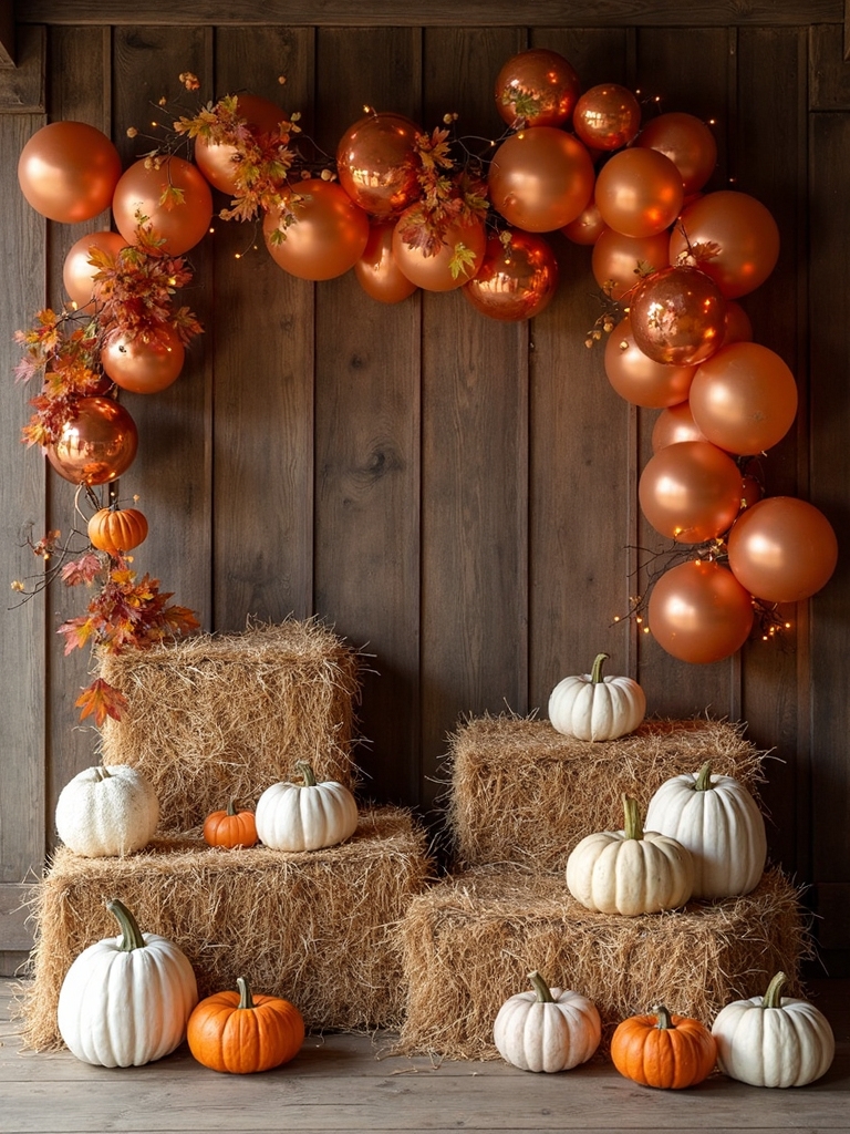 charming fall photo station