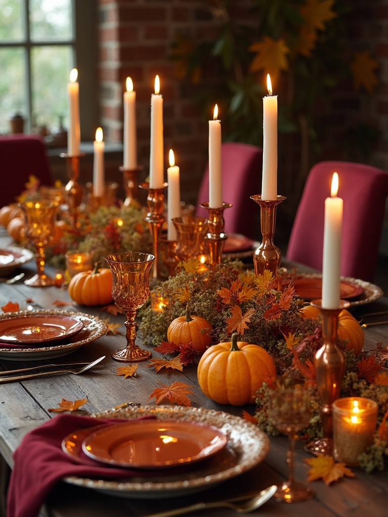 comfortable elegant fall decor