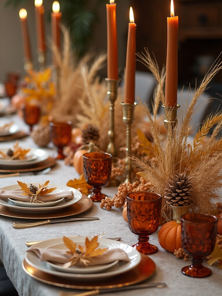 dried botanical fall decor
