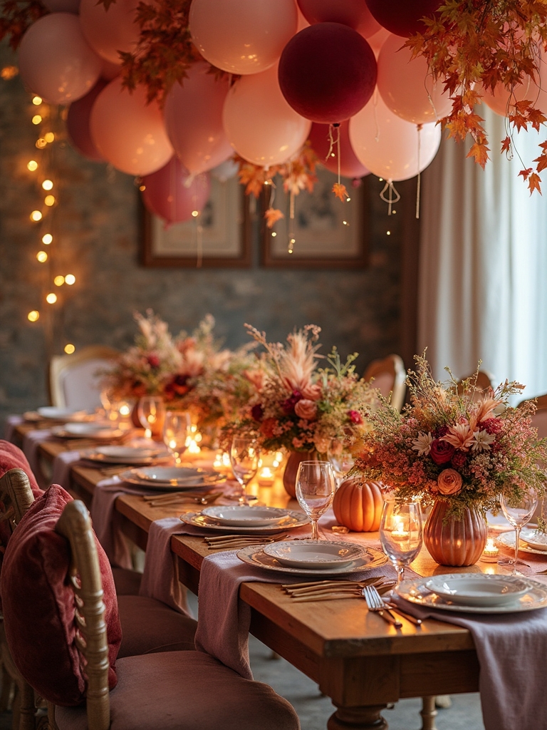 elegant fall birthday party
