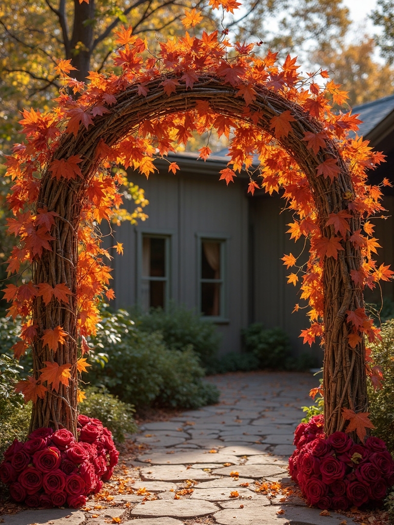 enchanted autumn archway decoration