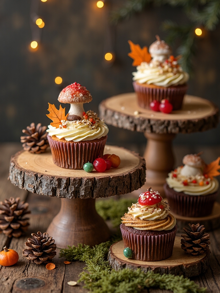 enchanted forest dessert display