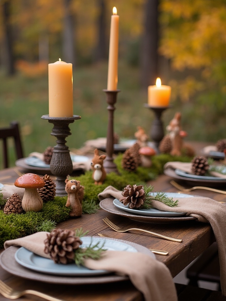 enchanting woodland creature settings