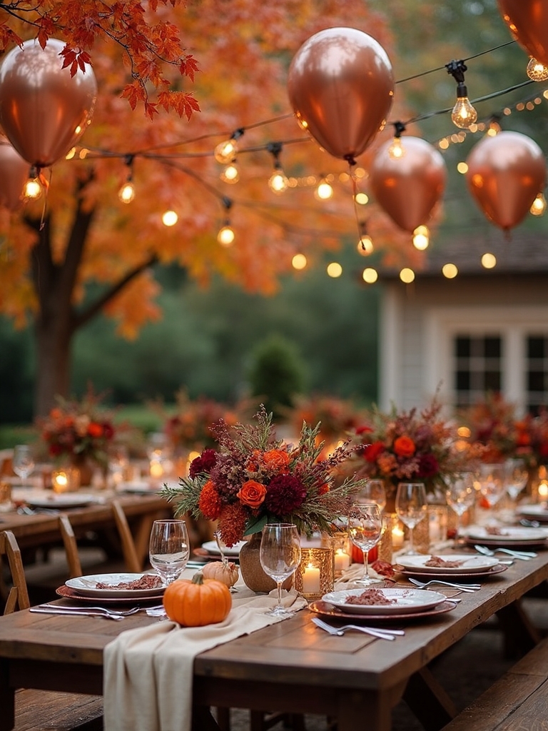 fall birthday backdrop ideas