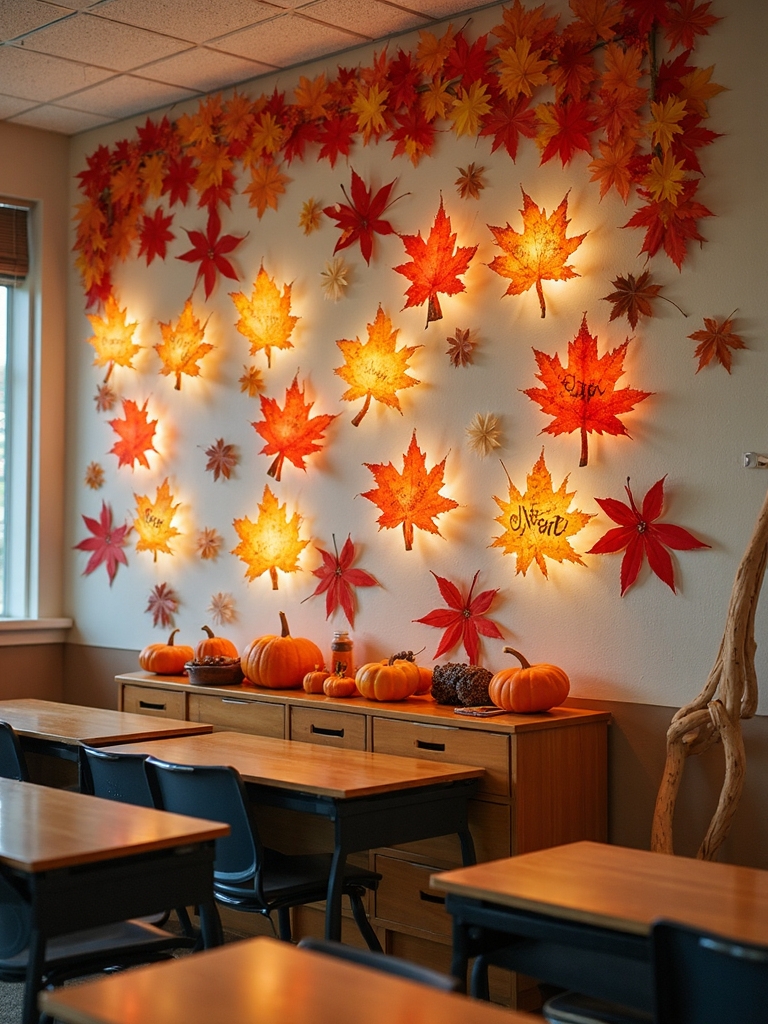 fall birthday celebration station