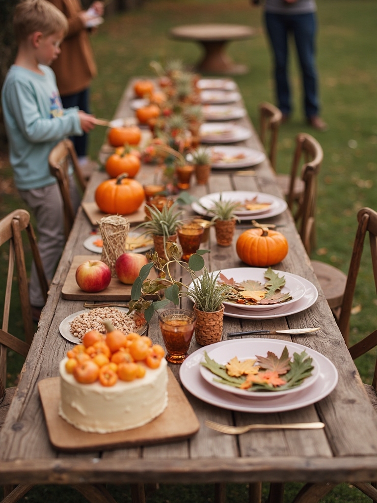 fall birthday celebration timeline