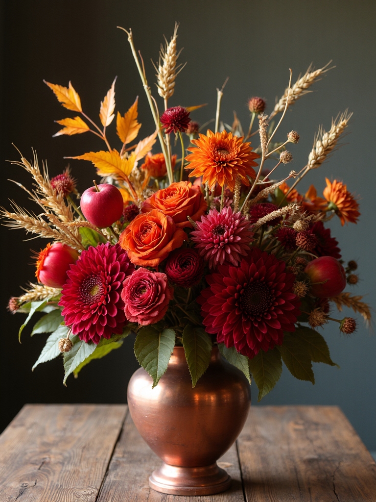 fall floral centerpiece design