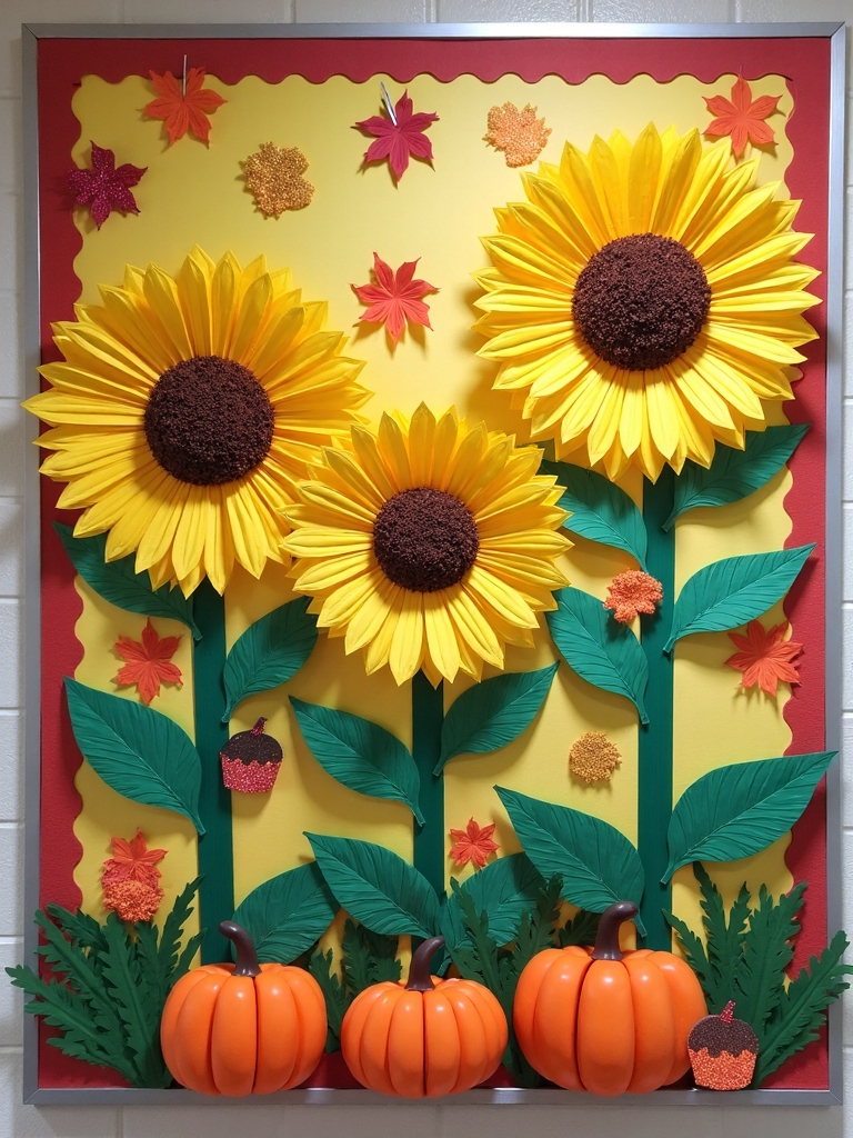 fall sunflower birthday decorations