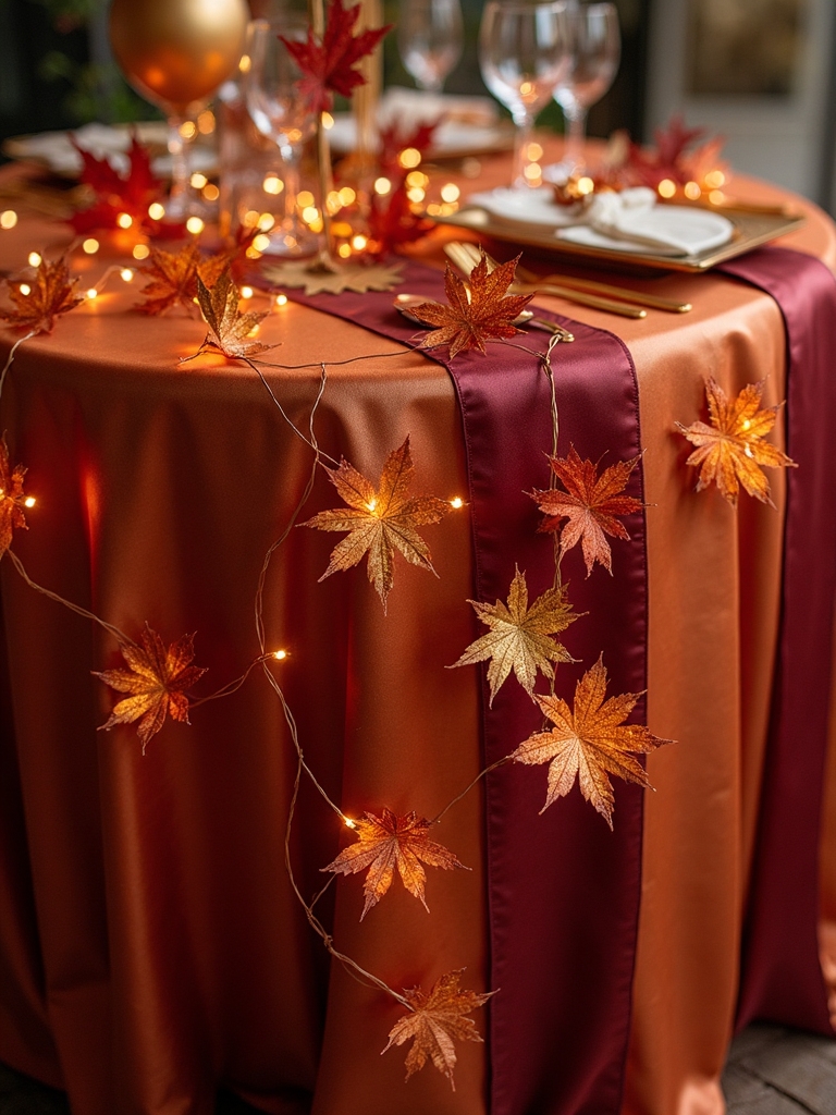 festive fall ribbon decorations