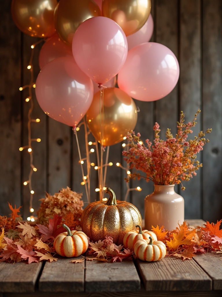 girly fall birthday decorations