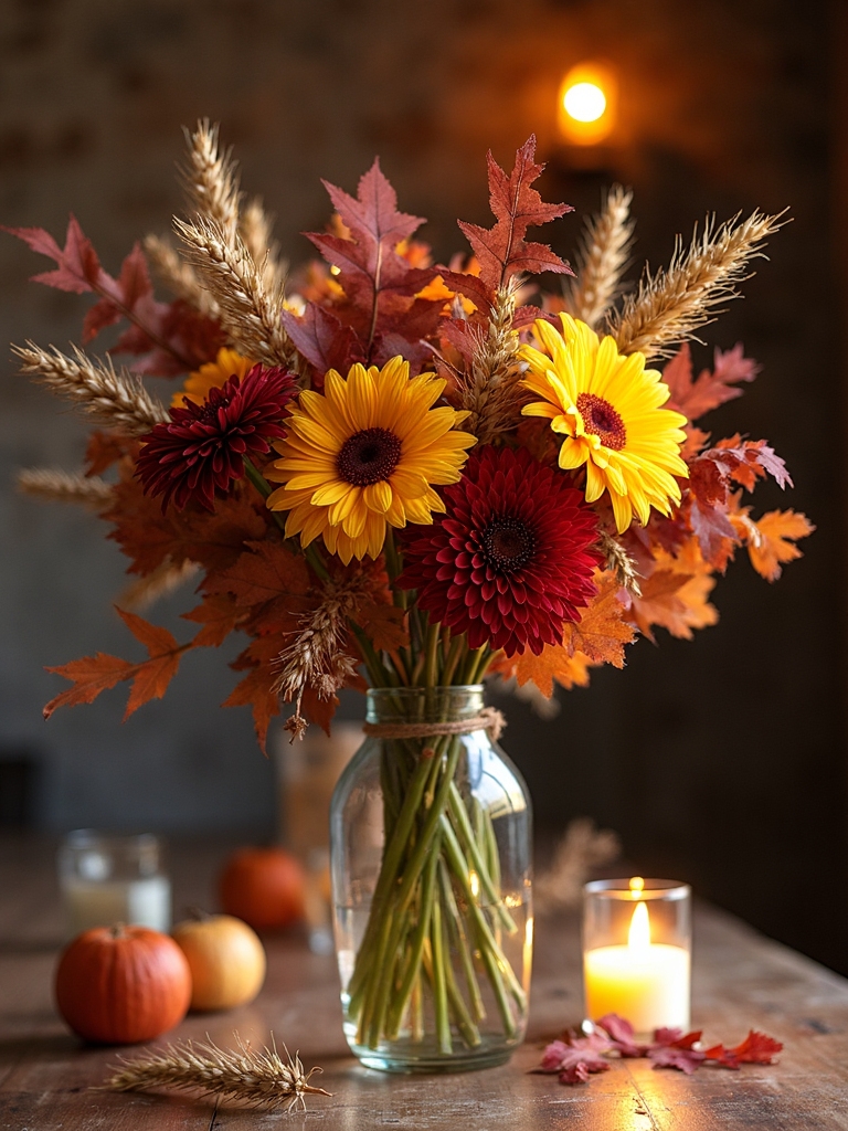 height in autumn arrangements