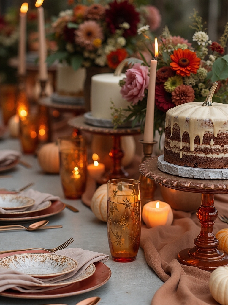 height varied table arrangements