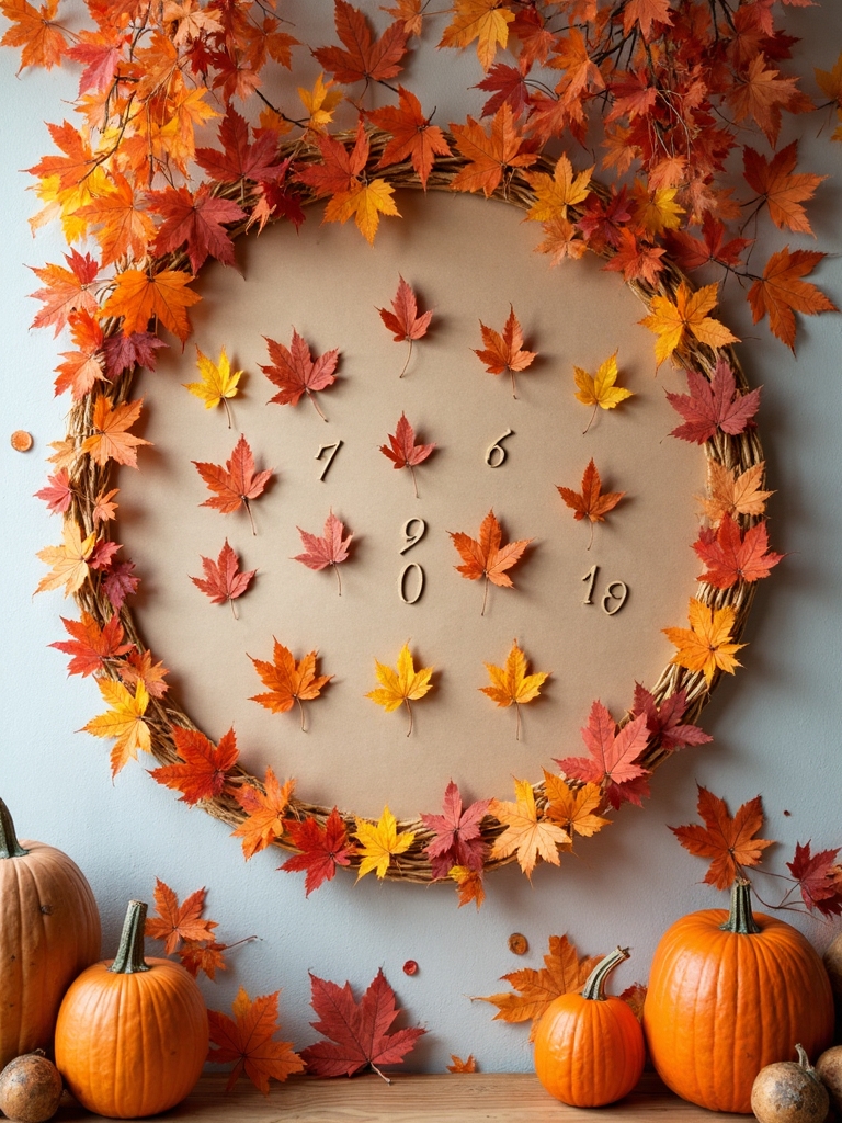 interactive fall birthday calendar