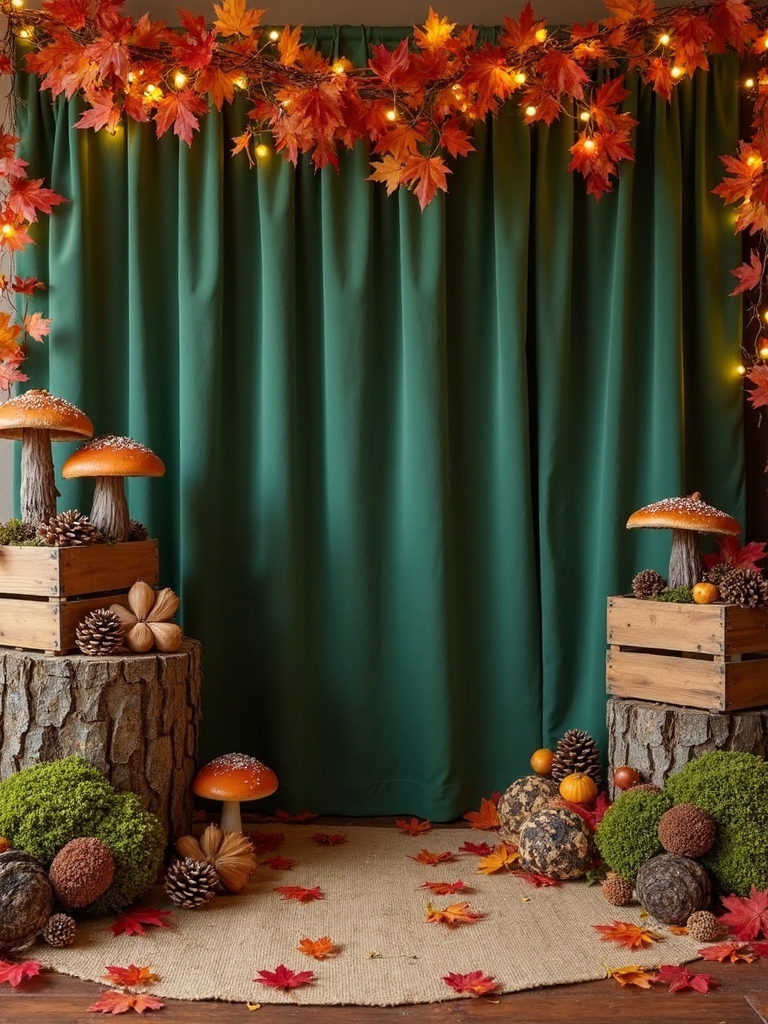 magical woodland photo backdrop