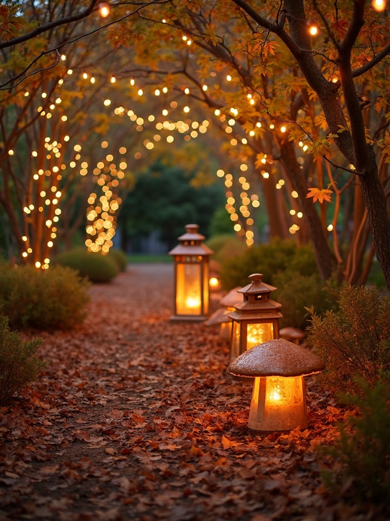 mesmerizing outdoor fairy lights
