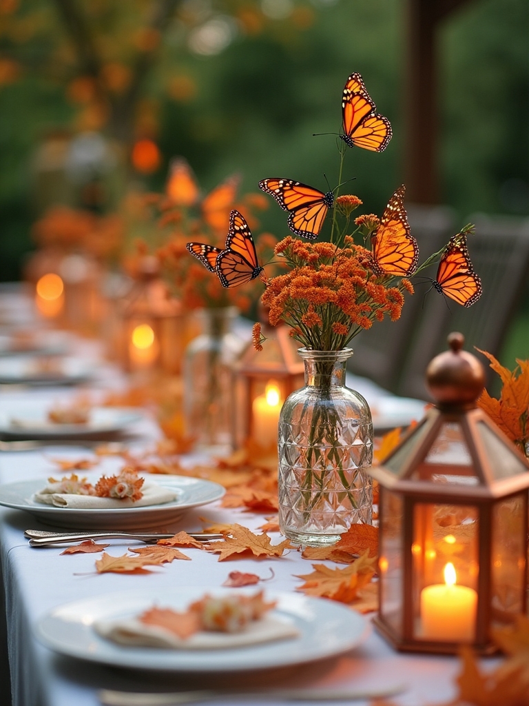 nature inspired autumn table decor