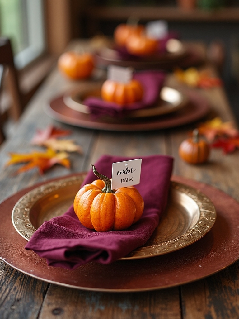 personalized fall dining experience