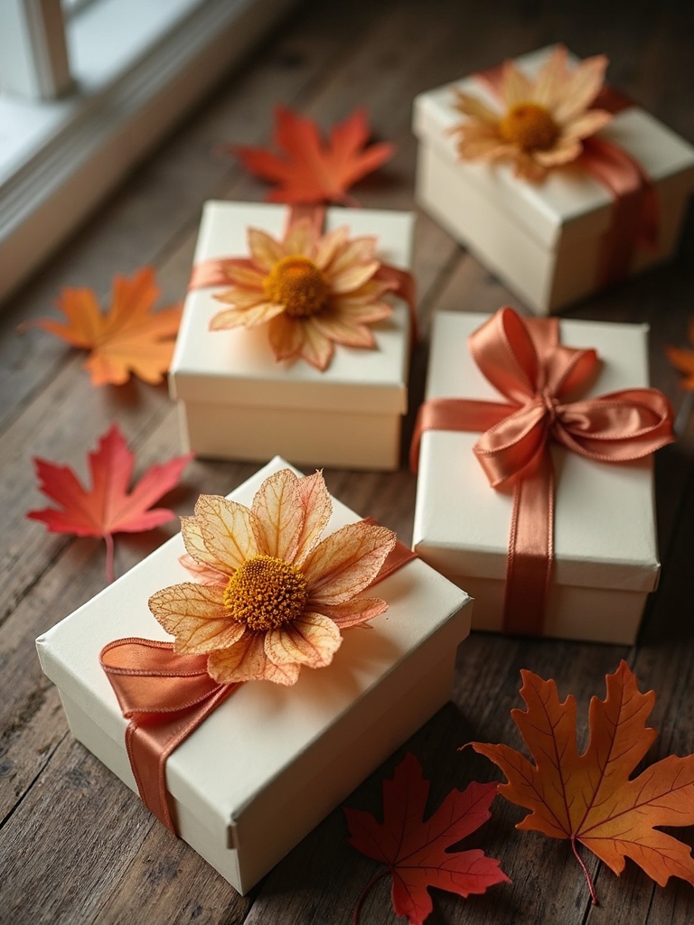 pressed flower party favors