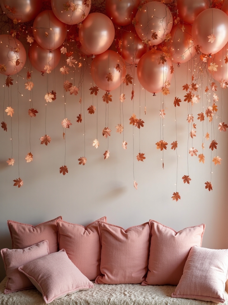 romantic pink copper decorations