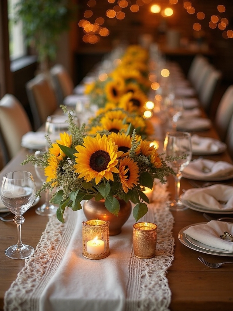 sunflower lace fall celebration