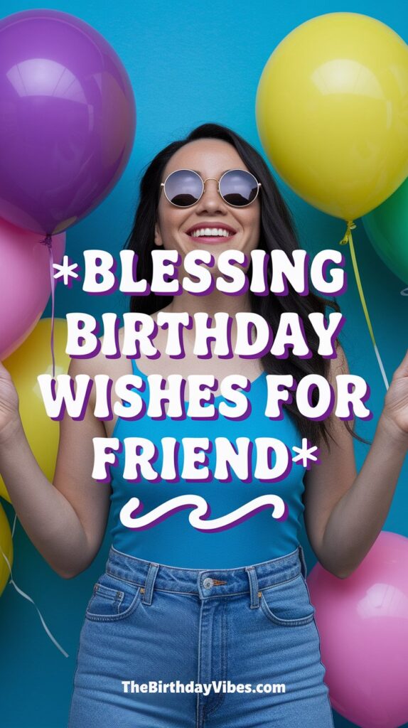 blessing birthday wishes for friend