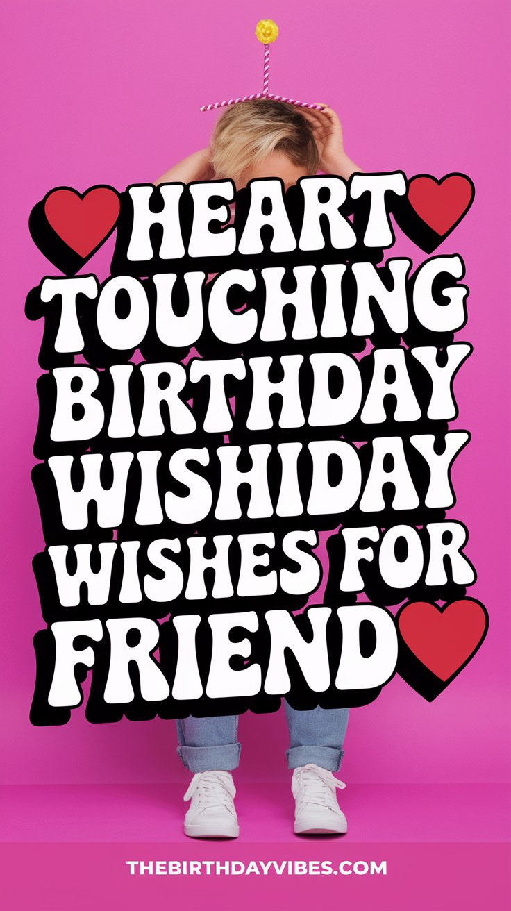 heart touching birthday wishes for friend
