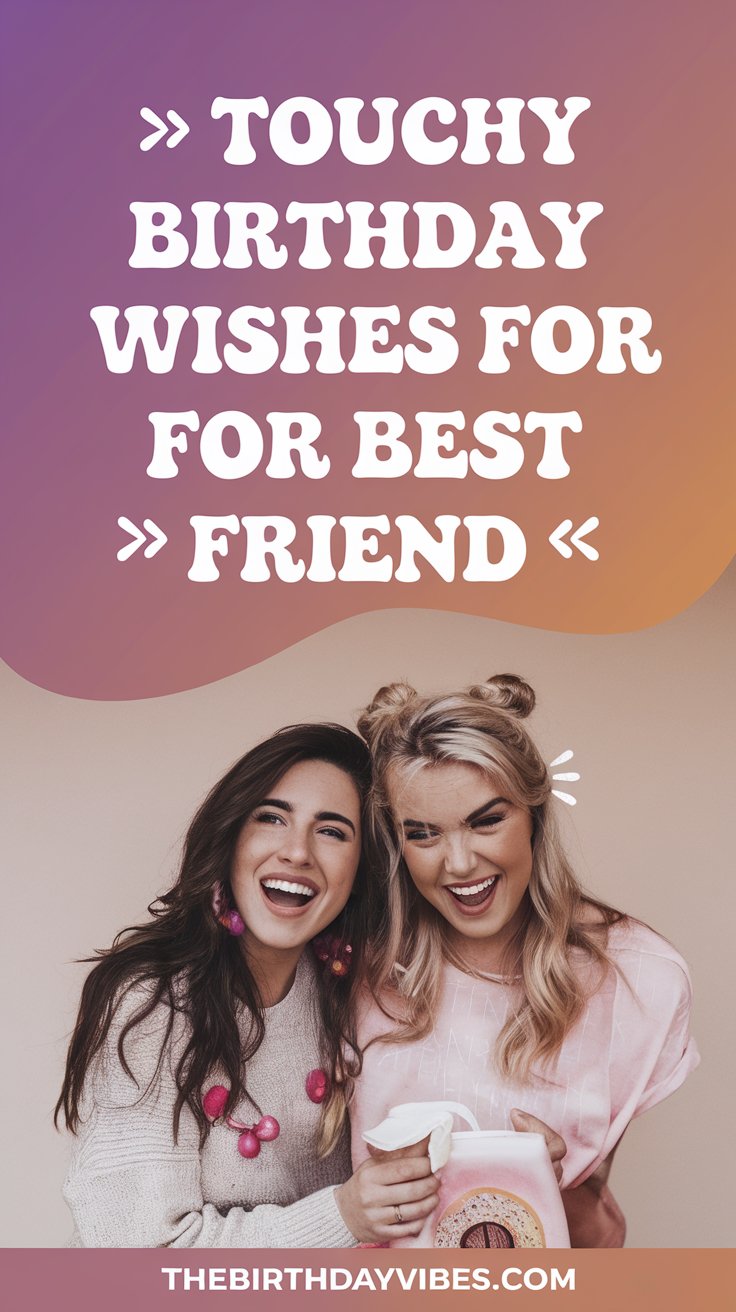 touchy birthday wishes for best friend