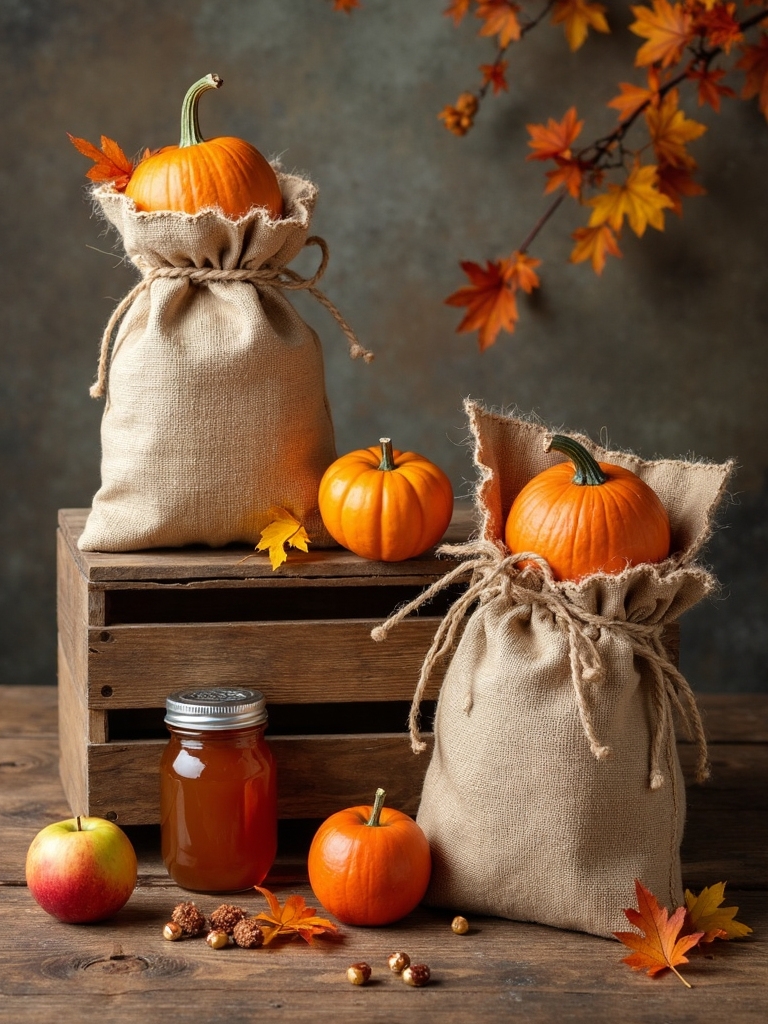 thoughtful autumn party favors