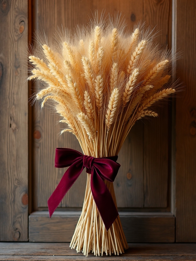 wheat bundles autumn decoration