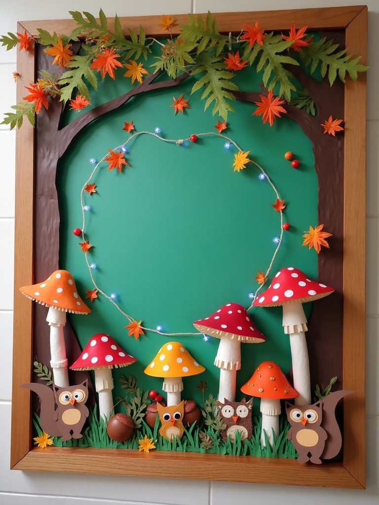 woodland themed birthday celebration decorations