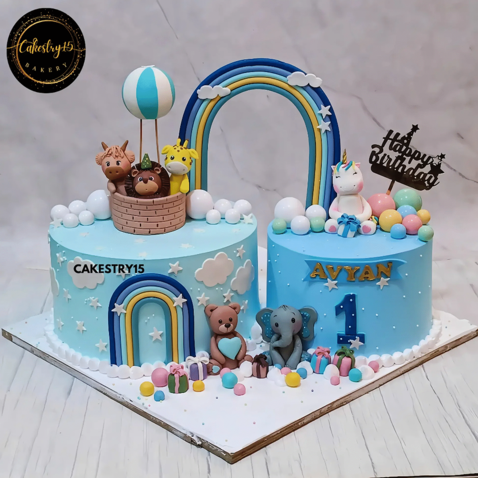 22 Adorable First Birthday Cake Ideas for Baby Boy