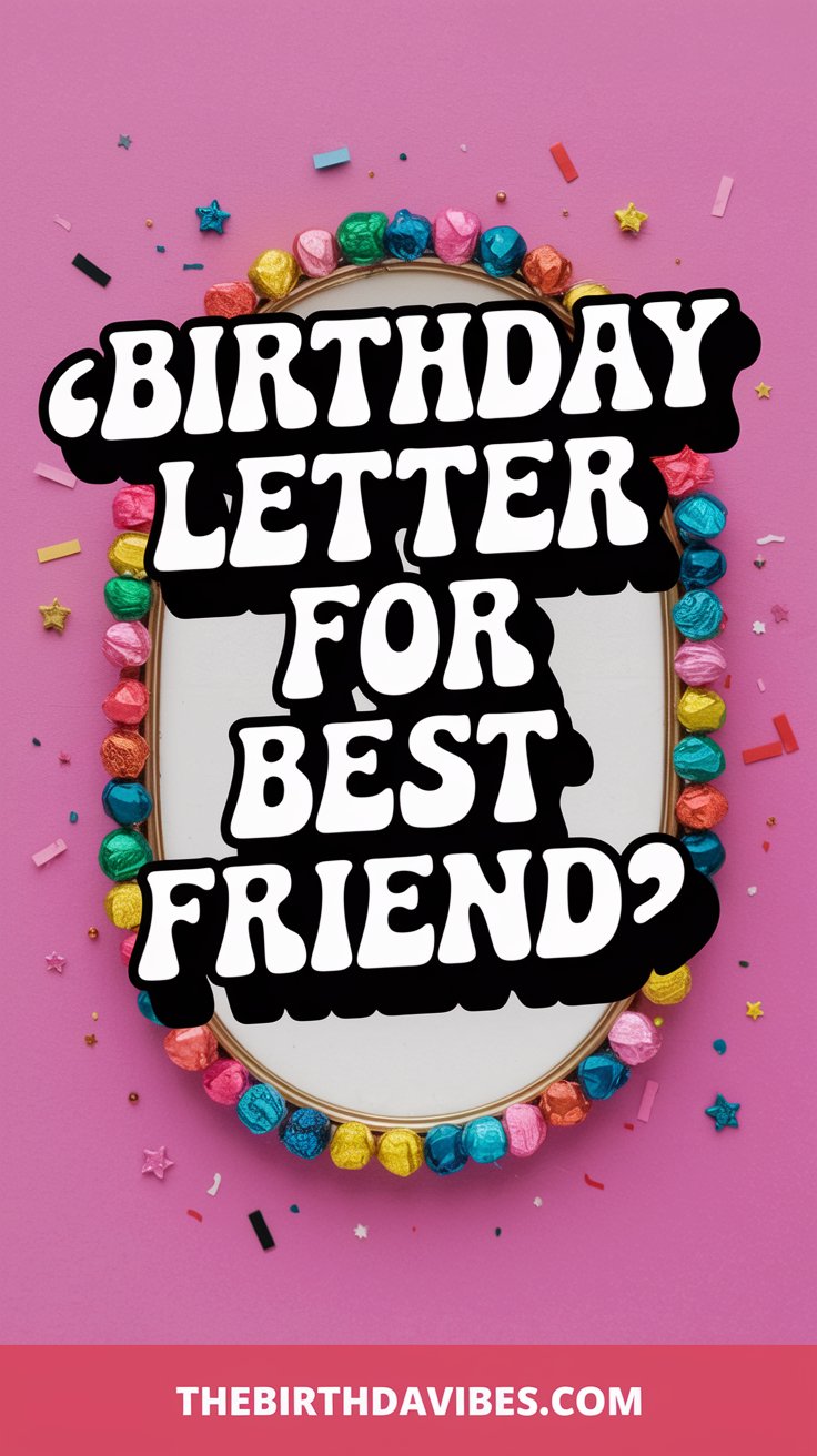 birthday letter for best friend