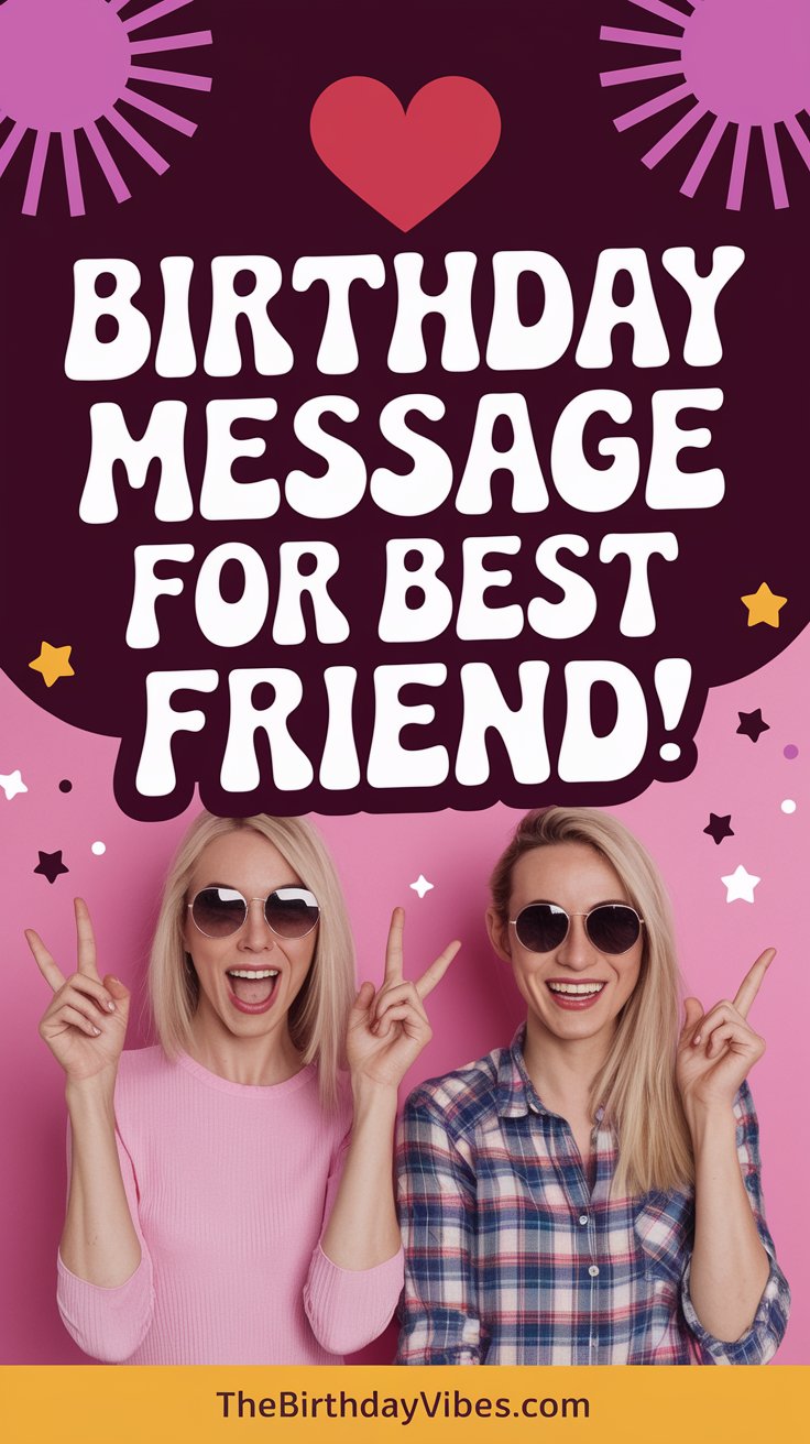 birthday message for best friend