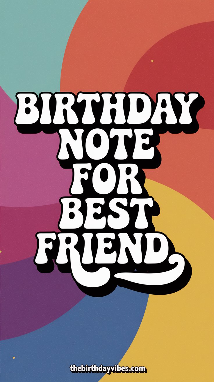 birthday note for best friend