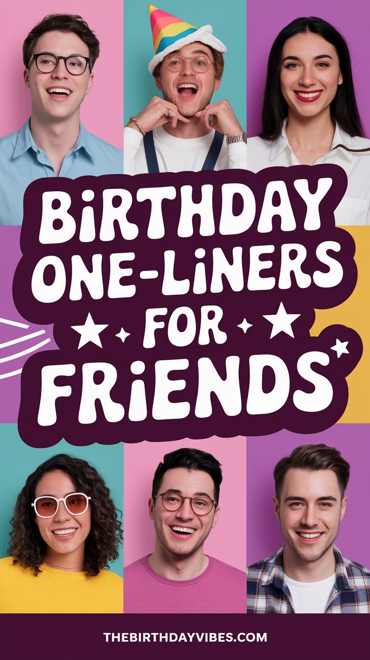 birthday one-liners for friends