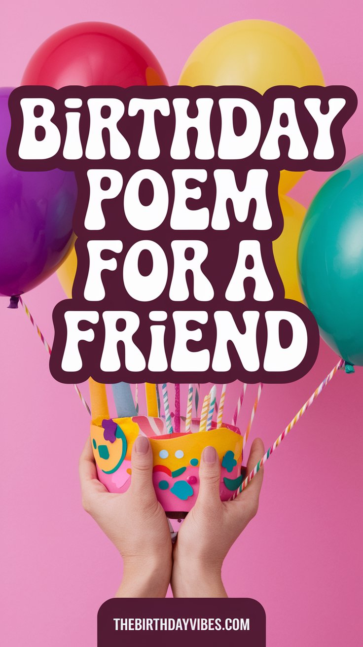birthday poem for a friend