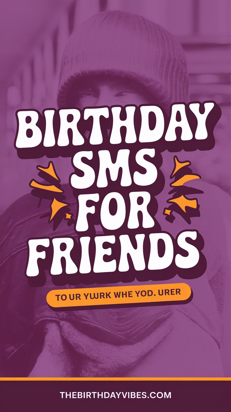 birthday SMS for friends