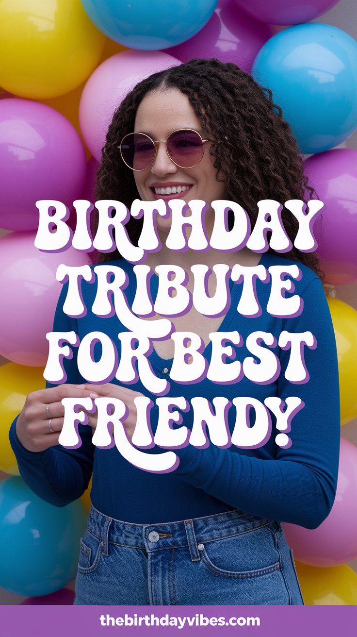 birthday tribute for best friend