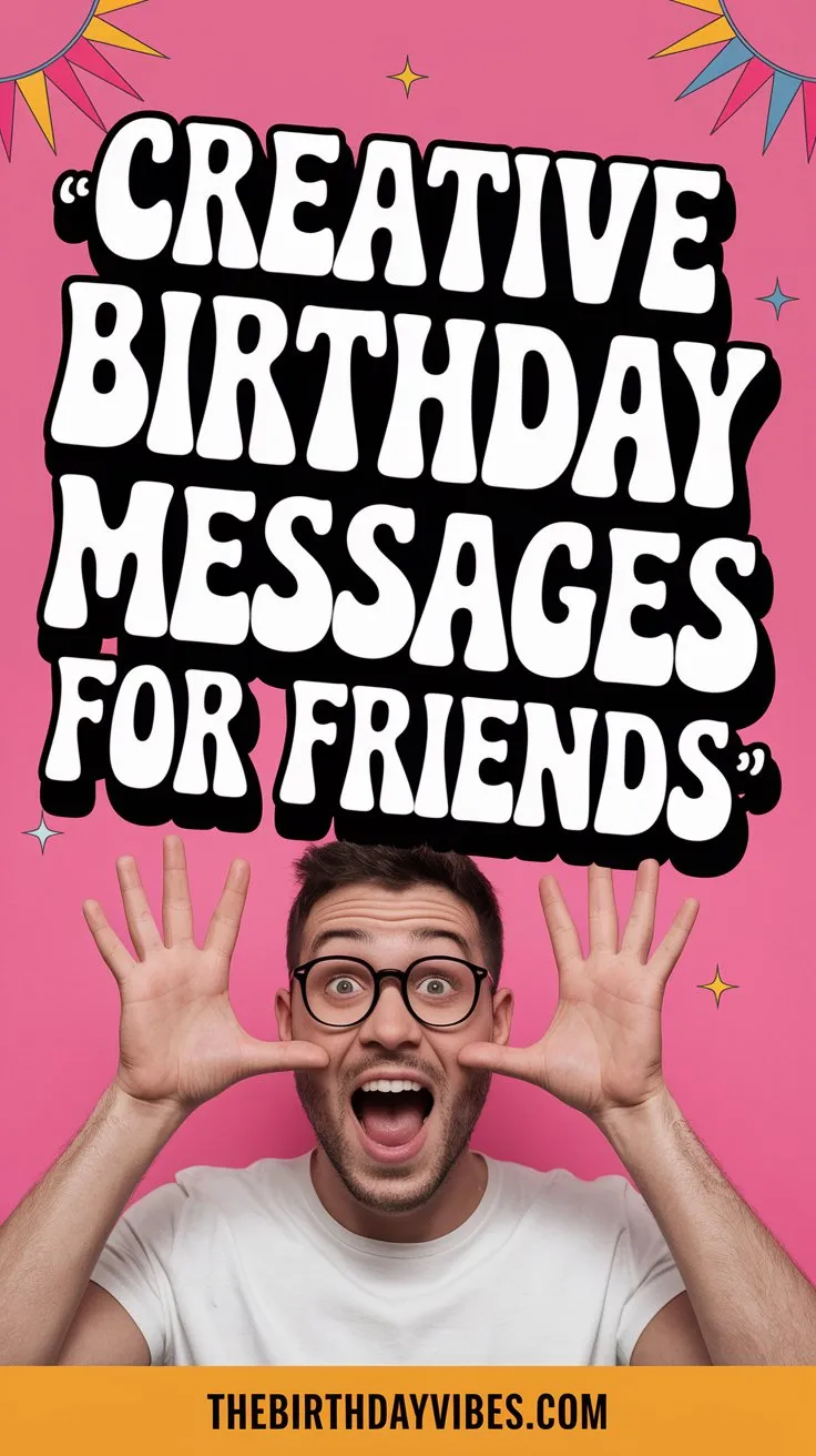 30+ Creative Birthday Messages for Friends: Heartfelt & Fun Wishes