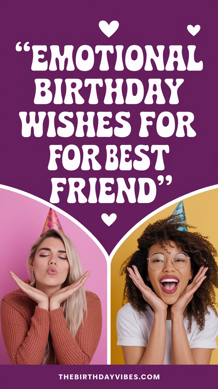 emotional birthday wishes for best friend