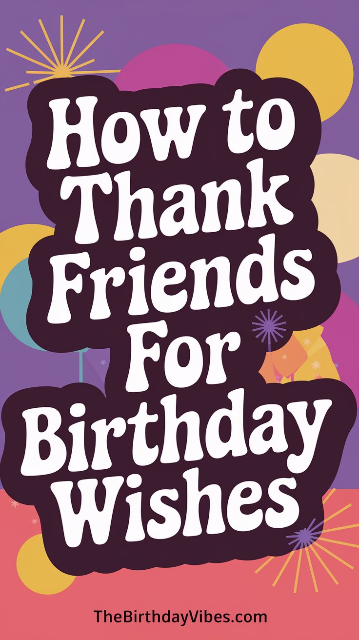 how to thank friends for birthday wishes