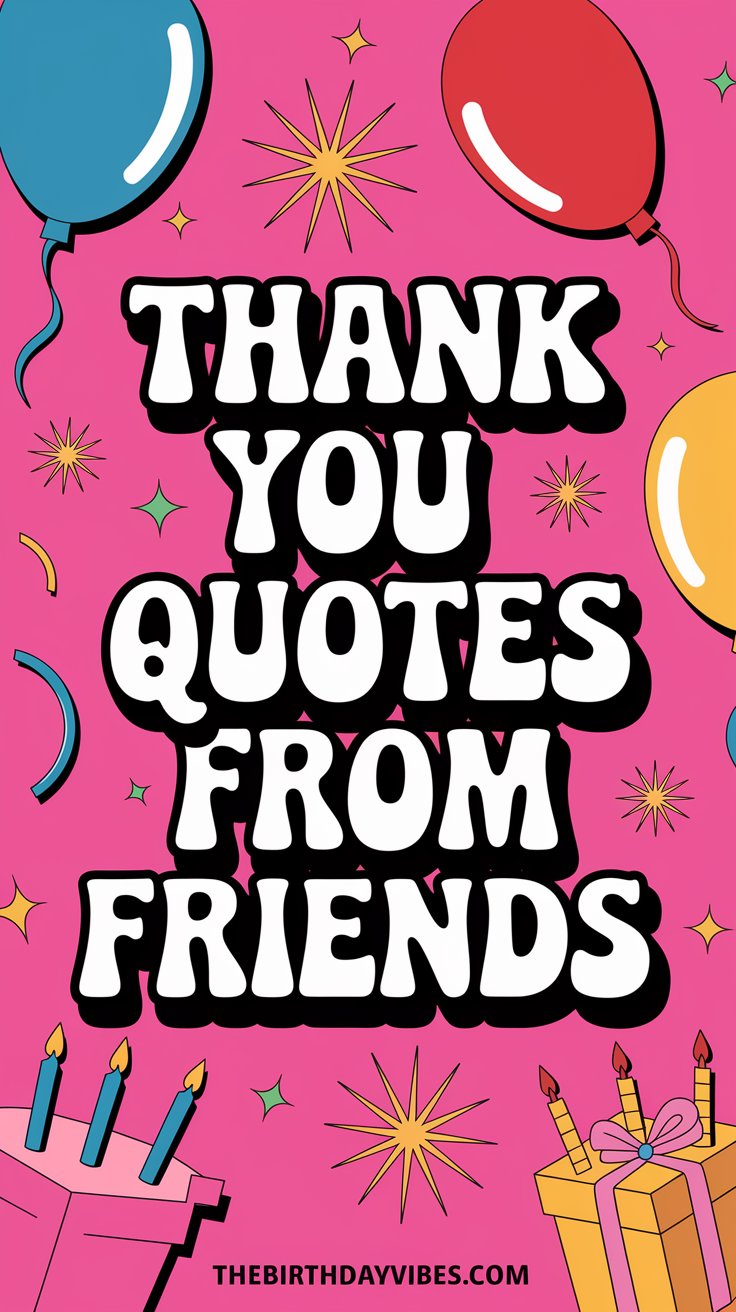 thank you quotes for birthday from friends