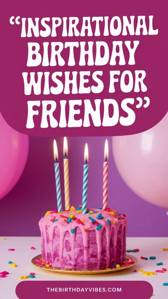 inspirational birthday wishes for friends