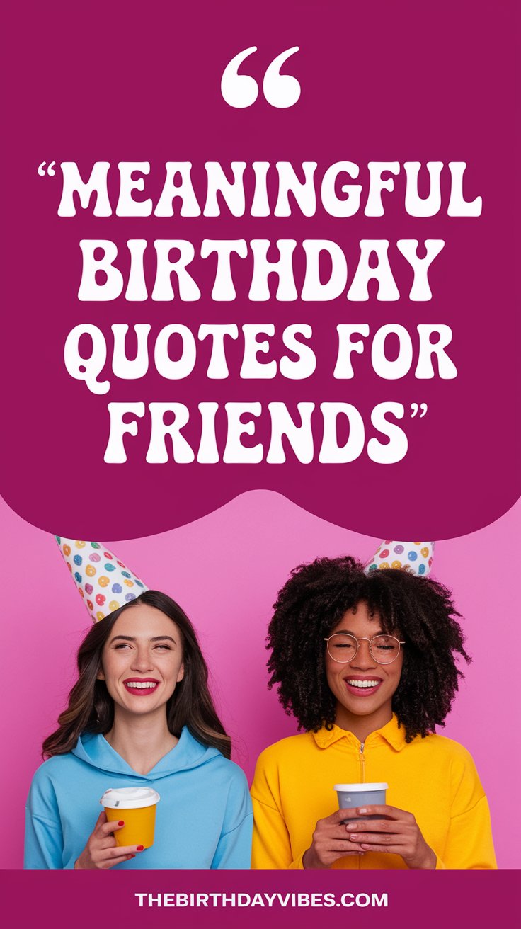 meaningful birthday quotes for friends